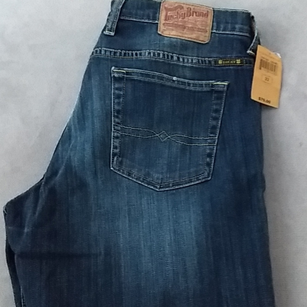 Lucky Brand Easy Rider Bermuda Jean Shorts